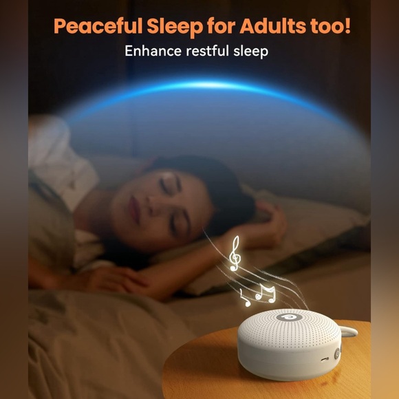 Dreamegg White Noise Machine - Portable Sound Machine for Baby Adult, - Picture 6 of 11